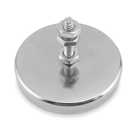 Zoro Select Coat and Garment Rack, 4 Hook, Nickel 3DYA5