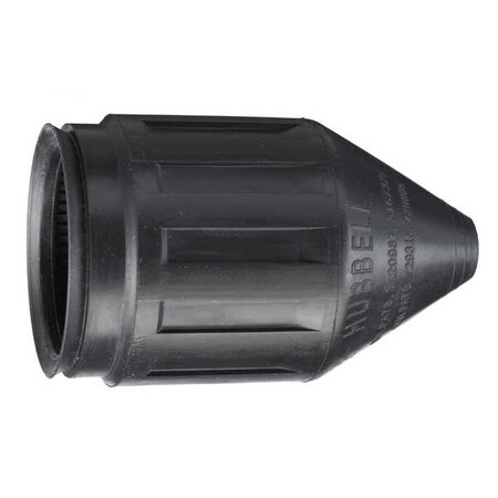 Hubbell Wiring Device-Kellems Weatherproof Boot, Weatherproof Boot, Short L, Black HBL6027