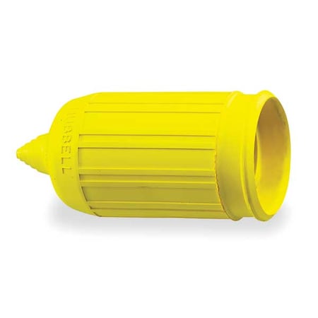 Hubbell Wiring Device-Kellems Weatherproof Boot, Weatherproof Boot, Long L, Yellow HBL60CM32
