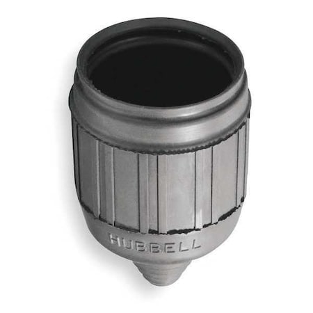 Hubbell Wiring Device-Kellems Weatherproof Boot, Weatherproof Boot, Short L, Black HBL6023