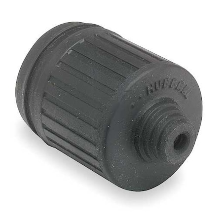 Hubbell Wiring Device-Kellems Weatherproof Boot, Weatherproof Boot, Short L, Black HBL6035