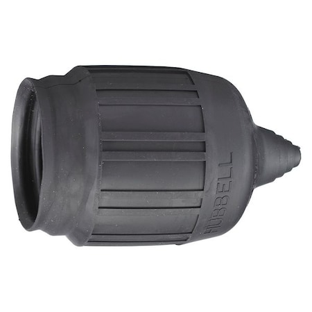 Hubbell Wiring Device-Kellems Boot, Weatherproof, Blk HBL6031