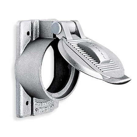 Hubbell Wiring Device-Kellems 1 -Gang Vertical Weatherproof Cover, 2-27/32" W, 4-9/16" H HBL7770