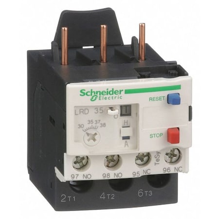 Schneider Electric Overload Relay, 1NC/1NO, 30 A Min current, 38 A Max current, 690V AC LRD35