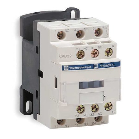 Schneider Electric IEC Control Relay, 5NO, 24VAC, 10A CAD50B7