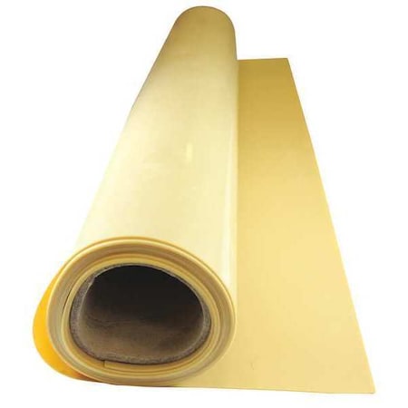 ZORO SELECT Rubber, Gum, 1/4 In Th, 36 Inx10 Ft BULK-RS-NAT40-208