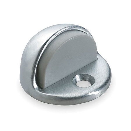 Rockwood Dome Door Stop, Satin Chrome, Dia. 2 In 441.26d