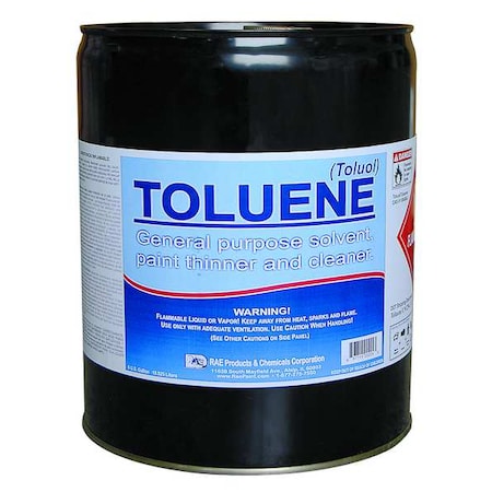 Rae Toluene Solvent & Paint Thinner, 5 gal. S-2