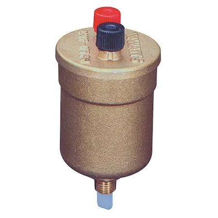 Watts Auto Dual Air Vent, Hot And Cold, 1/8 In 1/8 DUO-VENT NPT