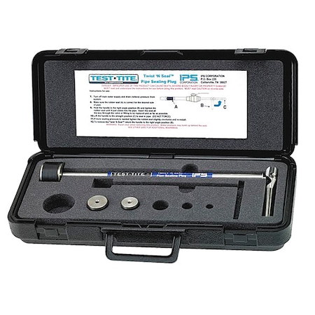 Test-Tite Twist 'N Seal Pipe Sealing Plug Kit 1-1/4" to 2" 83790