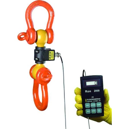 Ron Crane Scales Crane Dynamometer, 3 In. L, Steel RON 2000-S20CC