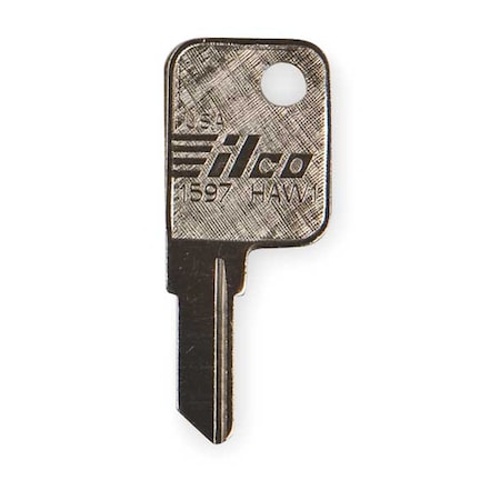 Kaba Ilco Key Blank, Brass, Hayworth Lock, PK10 1597-HAW1