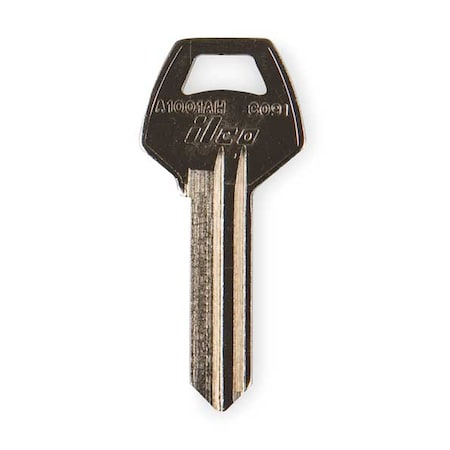 Kaba Ilco Key Blank, Brass, Corbin Russwin, PK10 A1001AH-CO91