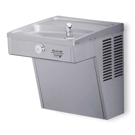 Elkay On-Wall Single Drinking Fountain, 1 Level, 18 1/16 in D, 20 5/8 in H, 18 1/16 in W VRCGRN8