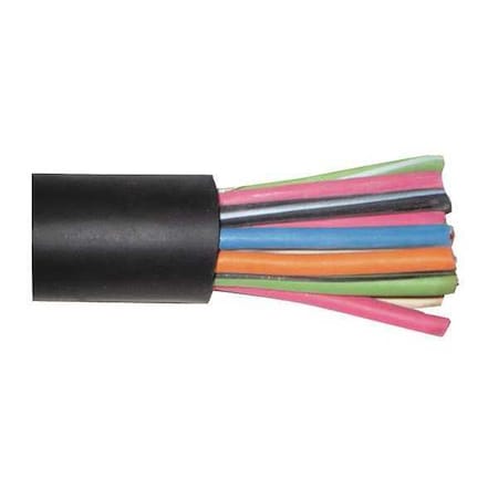 Carol Portable Cord, SOOW, 16 AWG, 14 C, Black, EPDM Rubber, Stranded, 600V, Indoor/Outdoor, 250 ft 09614.35.01