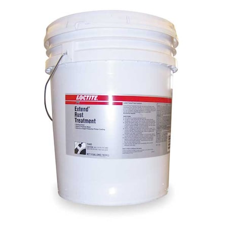 Loctite Rust Treatment, 5 Gal Pail, Opaque Extend 234984
