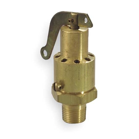 Aquatrol Safety Relief Valve, 1/2 In, 150 psi, Brass 130CA1M1K1-150