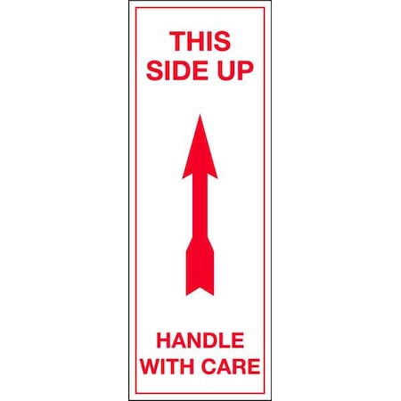 Tapecase Shipping Labels, 2 In. W, 8 In. H, PK500 16U882