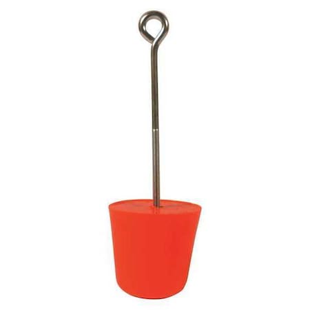 Ultratech Drain Plug, Orange, 4 In 2115