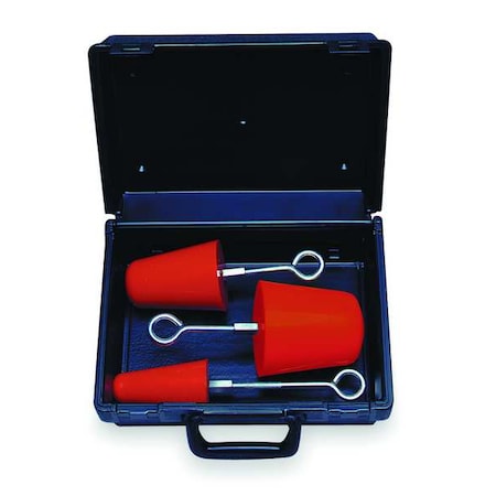 Ultratech Drain Plug Kit, Orange, 2, 3, 4 In 2116