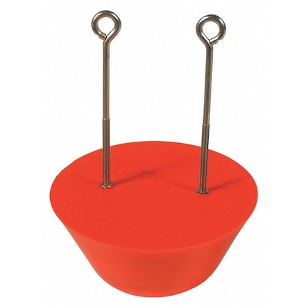 Ultratech Drain Plug, Orange, 10 In 2119