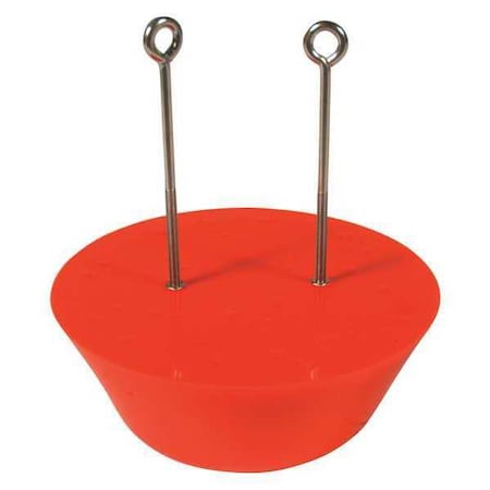 Ultratech Drain Plug, Orange, Fits 12 In 2121