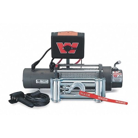 Warn Electric Winch, 4-3/5HP, 12VDC 28500