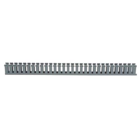 Panduit Wire Duct, Wide Slot, Gray, 1.26 W x 2 D G1X2LG6-A