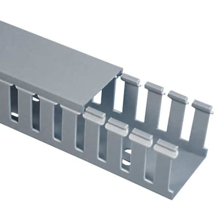 PANDUIT Wire Duct, Wide Slot, Gray, 1.26 W x 4 D G1X4LG6-A