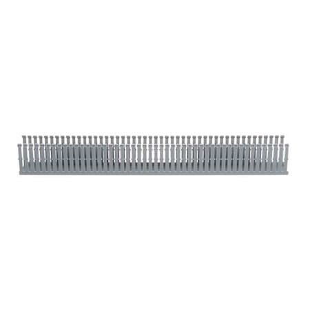 PANDUIT Wire Duct, Narrow Slot, Gray, 2.25 W x 3 D F2X3LG6