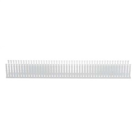 Panduit Wire Duct, Narrow Slot, White, 2.25 W x 3 D F2X3WH6