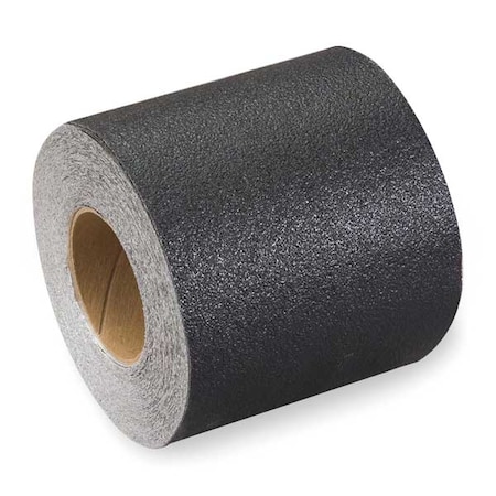 Zoro Select Anti-Slip Tape Aluminum oxide 60 Grit Size, Black, 6" W x 60 ft. L, 42 mil Thick GRAN1353