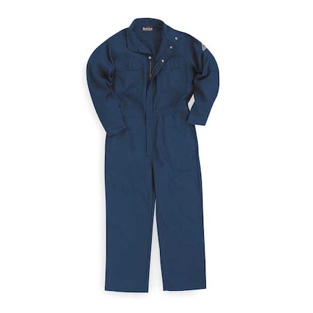 VF IMAGEWEAR Flame Resistant Coverall, Navy Blue, Nomex(R), 2XL CNB2NV LN 52
