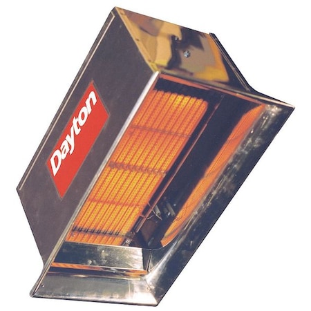 DAYTON Commercial Infrared Heater, NG, 30,000 BtuH Input, 22 1/2 in H x 3E132