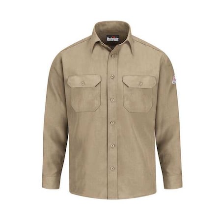 Bulwark Men's Flame-Resistant Collared Shirt, 4.4 cal/sq cm, XL, Nomex(R) SND2TN LN XL