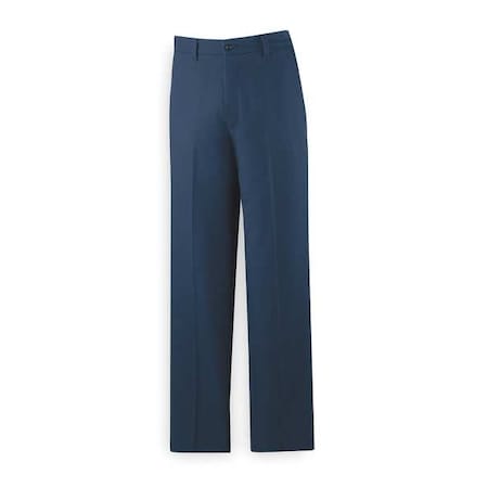 Bulwark Flame Resistant 6 oz Nomex IIIA Mens Work Pant with Button Closure, Navy, 38 Waist and 34 Inseam