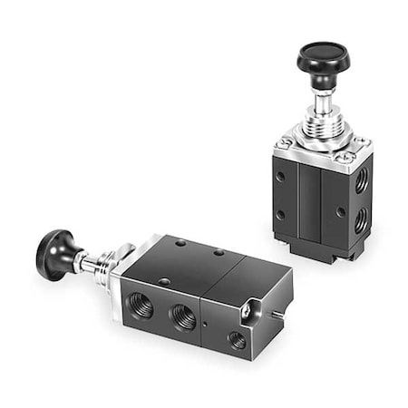 Parker Manual Air Control Valve, 3-Way, 1/4In NPT 524411000