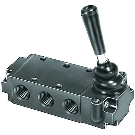 Parker Manual Air Control Valve, 4-Way, 1/4In NPT 520831000