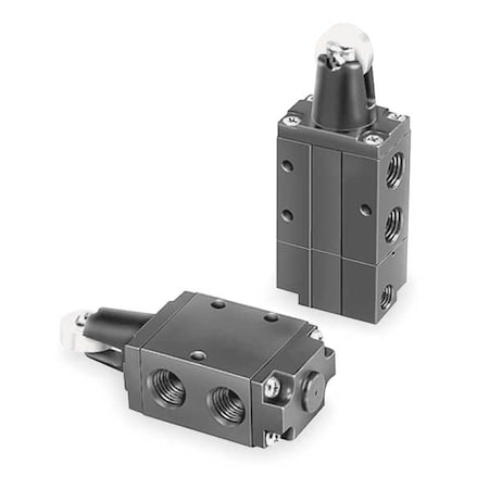 Parker Manual Air Control Valve, 3-Way, 1/4In NPT 524A11000