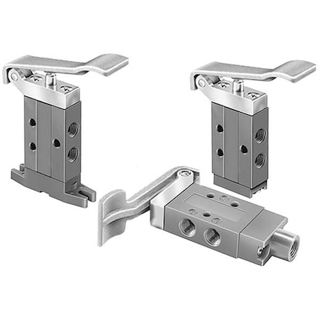 Parker Manual Air Control Valve, 3-Way, 1/8In NPT 414711000