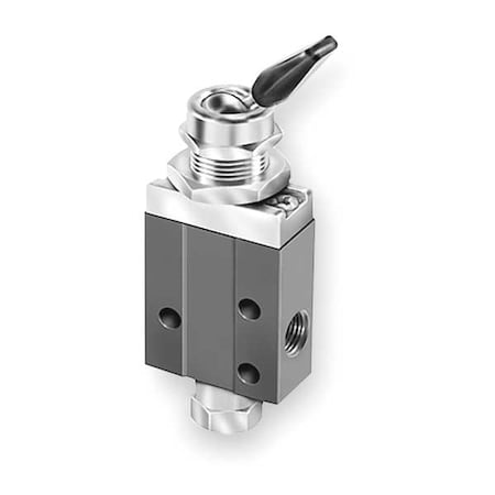 Parker Manual Air Control Valve, 3-Way, 1/8In NPT 404811000