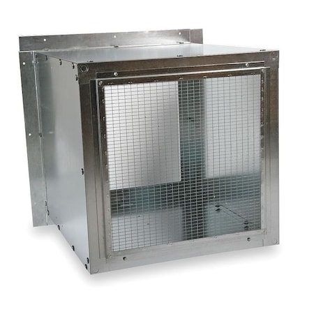 Dayton Wall Housing, Galv Steel, For 60 In Fan 3FKG5