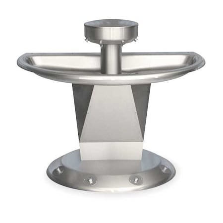 Bradley -, Semicircular, Shallow Bowl Wash Fountain S93-631