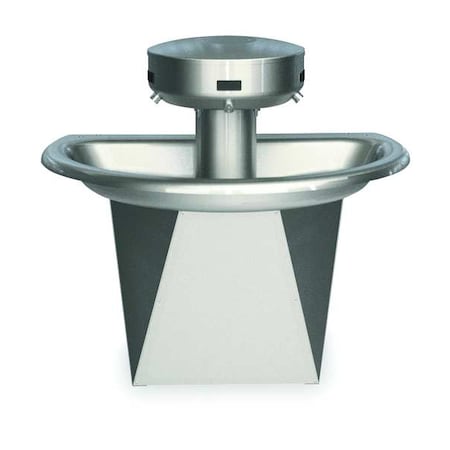 Bradley -, Semicircular, Shallow Bowl Wash Fountain S93-630