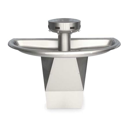 Bradley -, Semicircular, Shallow Bowl Wash Fountain S93-633