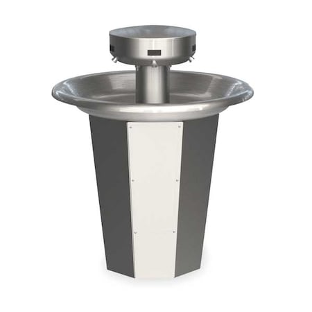Bradley -, Circular, Shallow Bowl Wash Fountain S93-637
