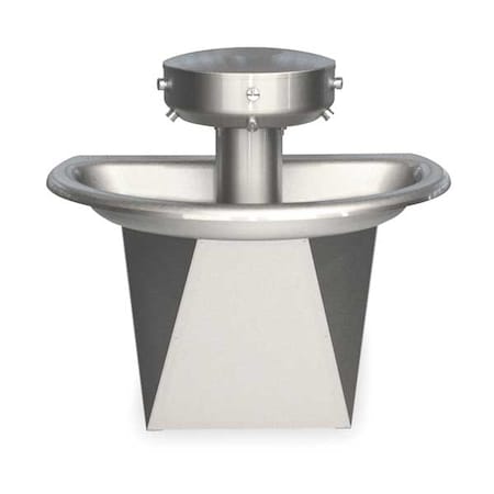Bradley -, Semicircular, Shallow Bowl Wash Fountain S93-647