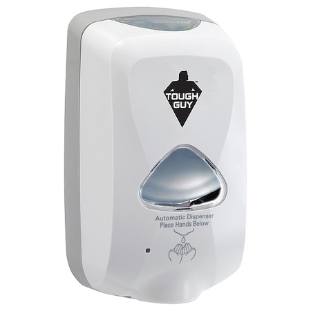 Tough Guy Soap Dispenser, Touch-Free, 1200mL, Gray 3FPN5