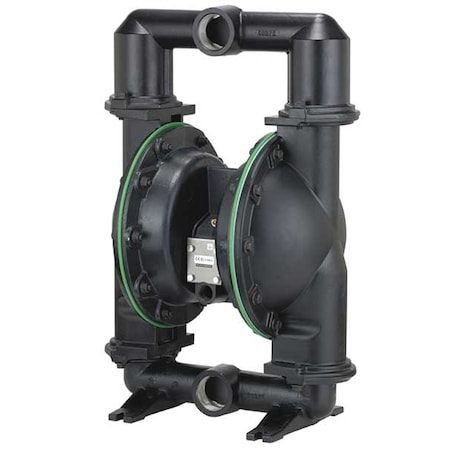 Aro Double Diaphragm Pump, Aluminum, Air Operated, Nitrile, 172 GPM 666250-G22-C