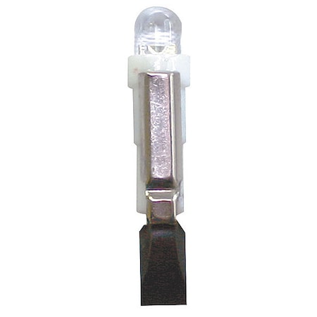 LUMAPRO Miniature LED Bulb, L24PSB, 0.5W, T2, 24V L24PSB-W